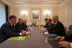Санкт Петербург - Састанак потпредседника Владе РС Вулина и дрзавног секретара СБ Белорусије Волфовица
